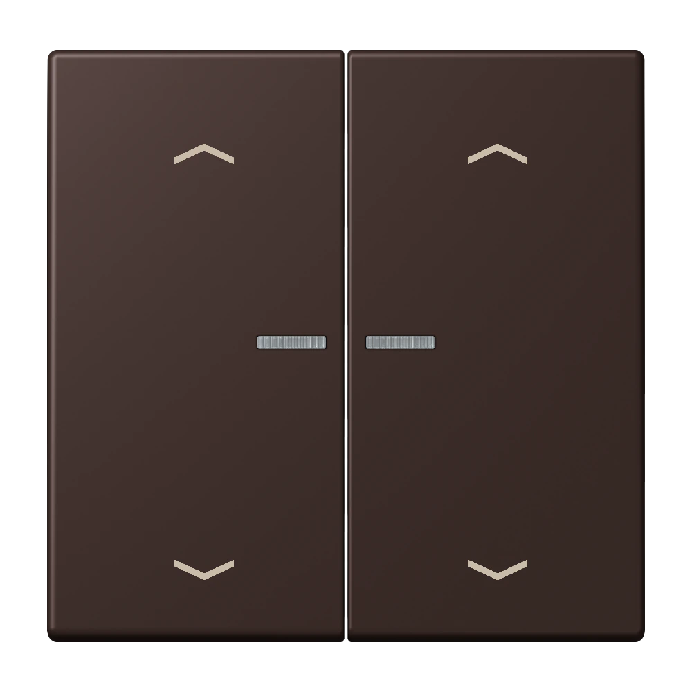 JUNG HOME push-button 2-gang with arrow symbols — JUNG Bluetooth, Ivory, art. BTLC17102P252