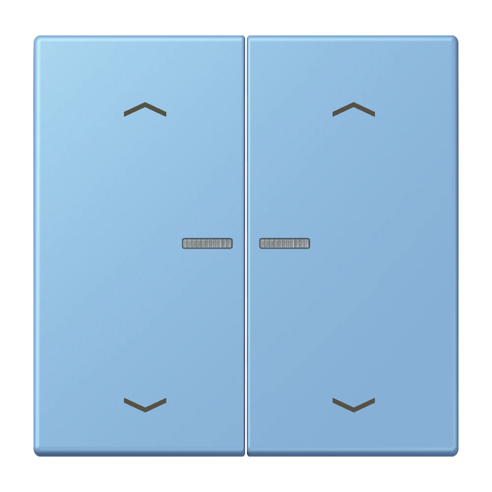 JUNG HOME push-button 2-gang with arrow symbols — JUNG Bluetooth, Ivory, art. BTLC17102P256