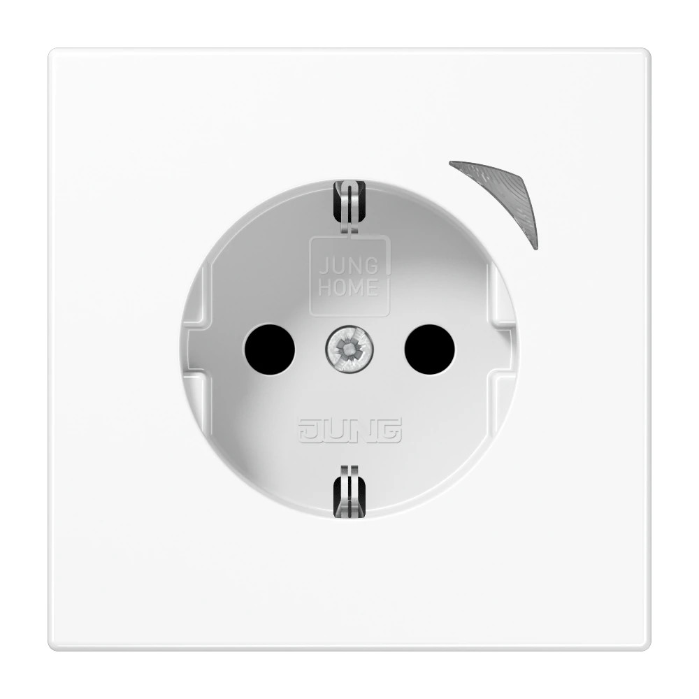 JUNG HOME SCHUKO® socket Energy — JUNG Bluetooth, Alpine White, art. BTLS1521SEWW