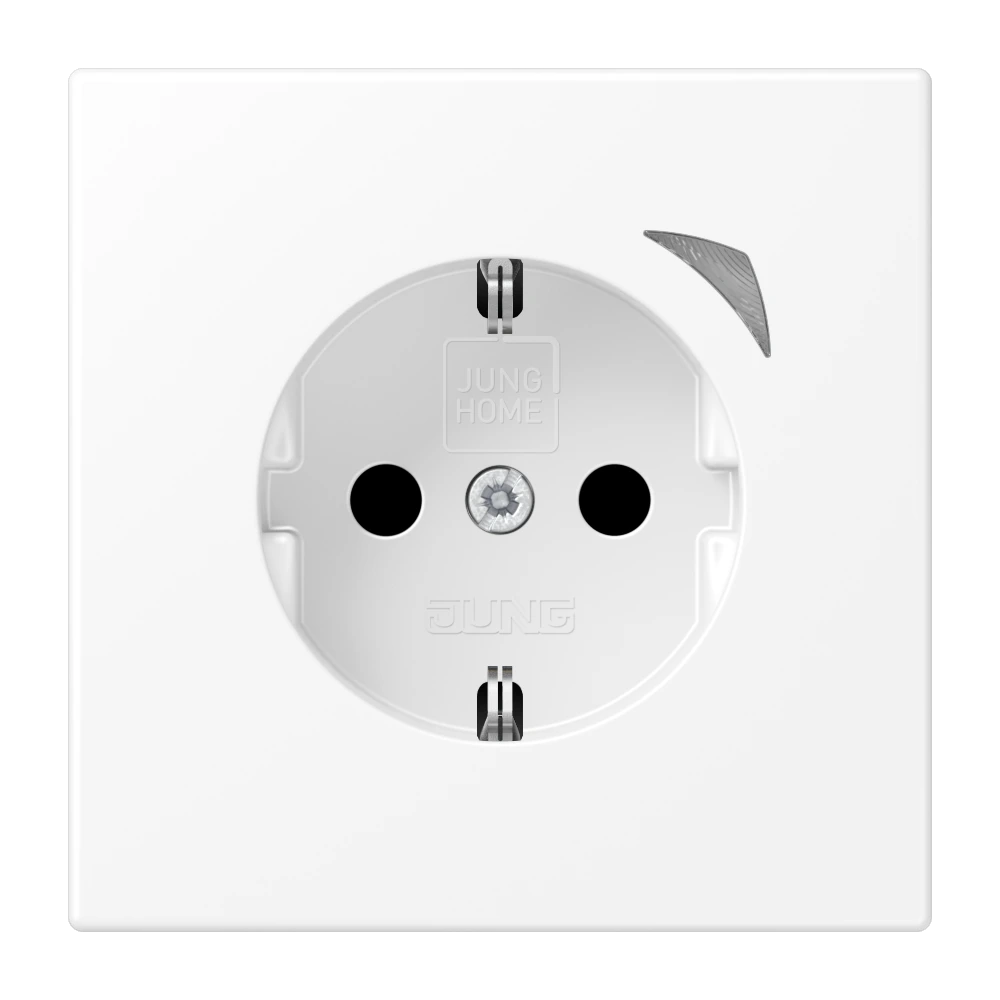 JUNG HOME SCHUKO® socket — JUNG Bluetooth, White Matt, art. BTLS1521SWWM