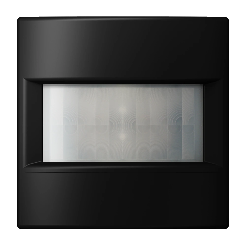 JUNG HOME motion detector 1.1 m — JUNG Bluetooth, Black Matt, art. BTLS17181SWM
