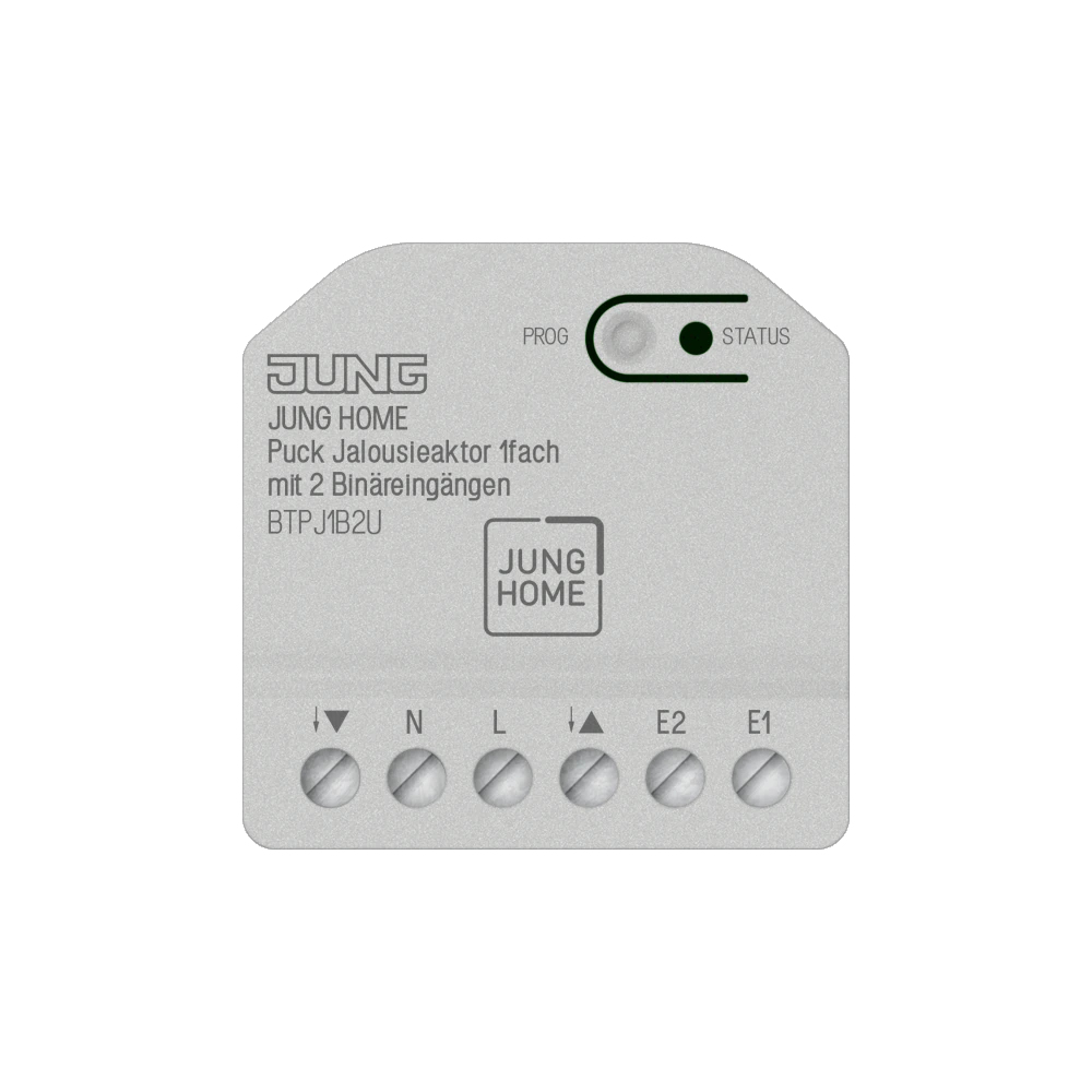 JUNG HOME Puck blinds actuator 1-gang with 2 binary inputs — JUNG Other, Ivory, art. BTPJ1B2U