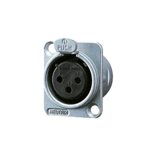 XLR-разъем с монтажным корпусом