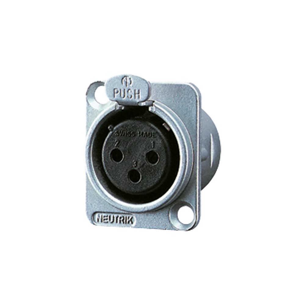 XLR connector, female — JUNG Other, Ivory, art. CXLR-D