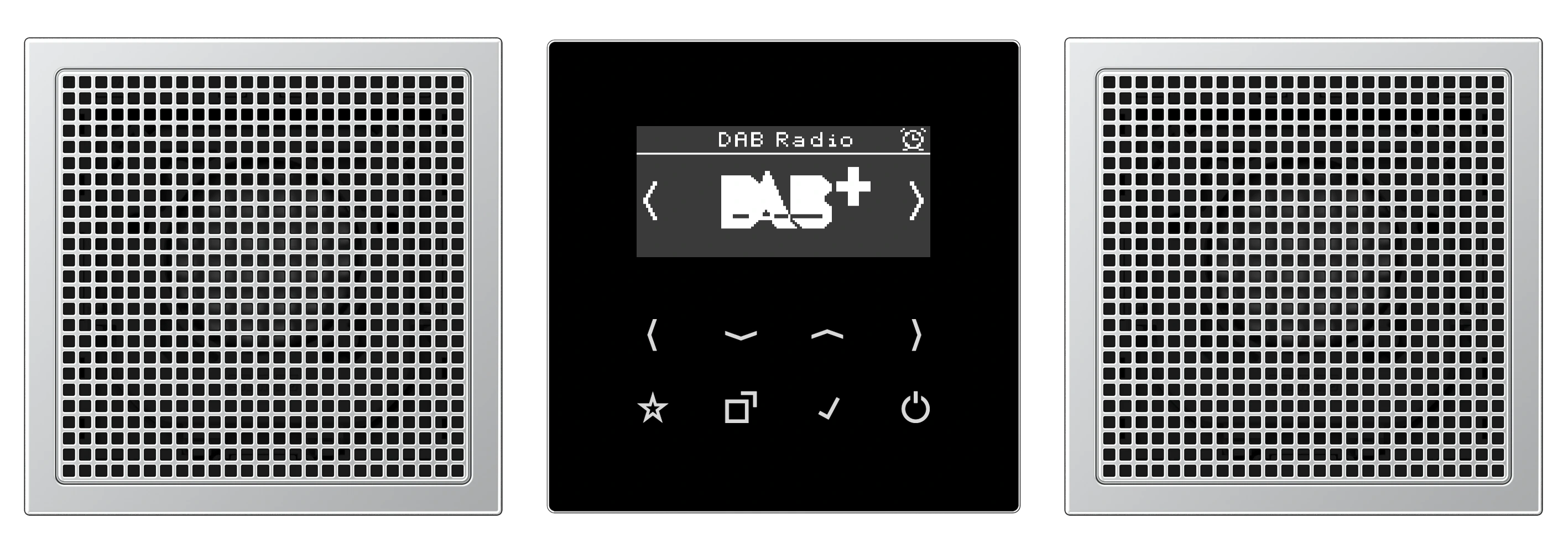 Смарт радио DAB+, стерео — JUNG DAB+ радио, Слоновая кость, арт. DABAL2