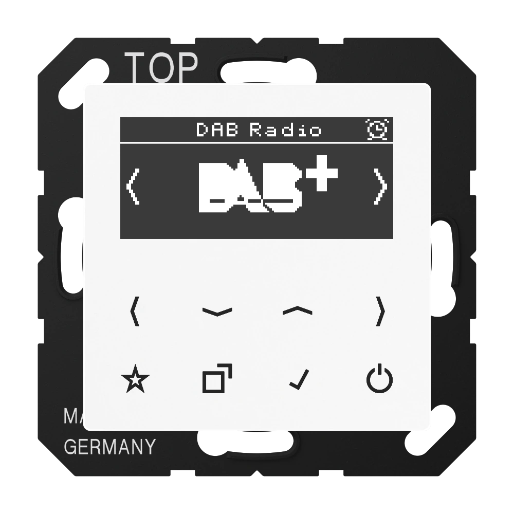 Смарт радио DAB+ — JUNG DAB+ радио, Белый, арт. DABAWW