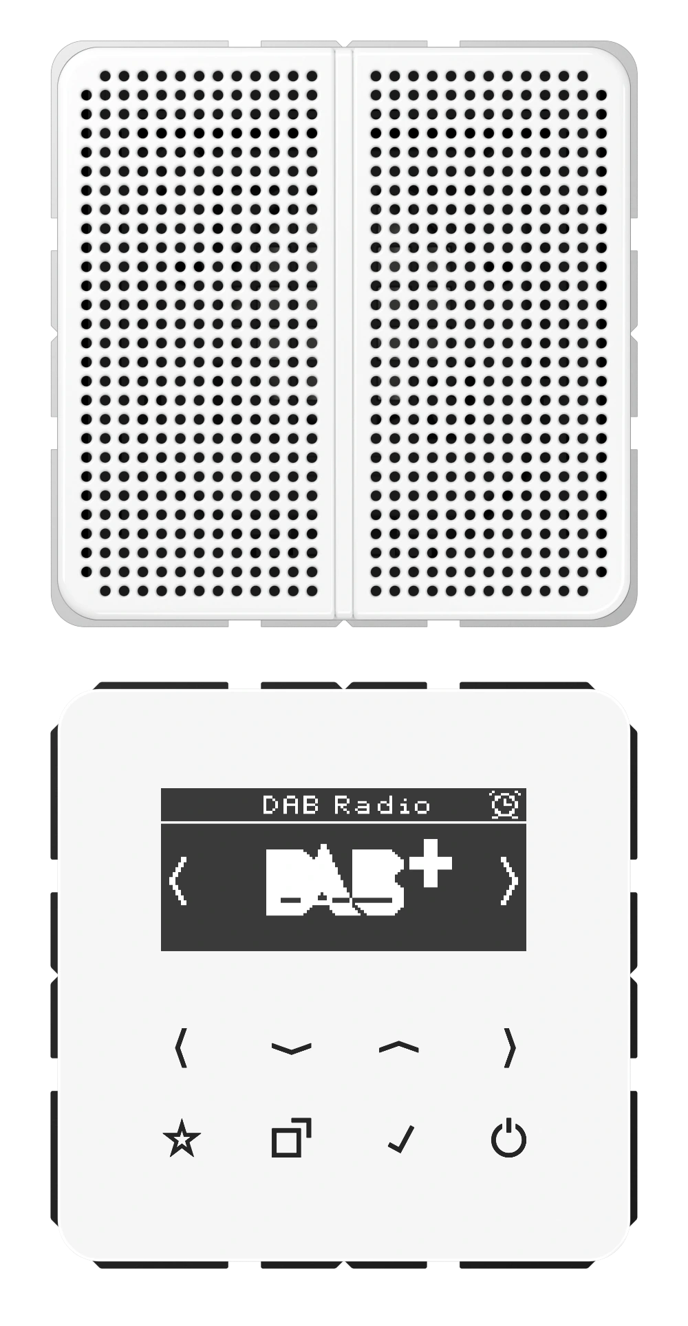 Смарт радио DAB+, моно — JUNG DAB+ радио, Белый, арт. DABCD1WW