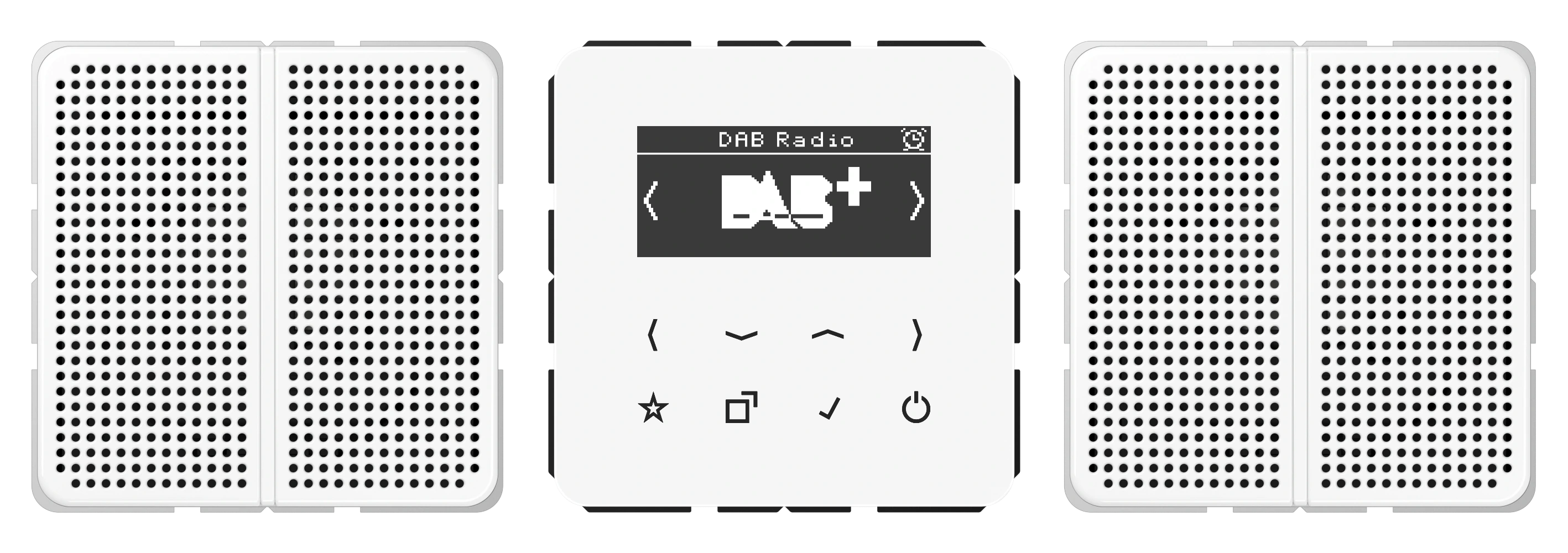 Смарт радио DAB+, стерео — JUNG DAB+ радио, Белый, арт. DABCD2WW