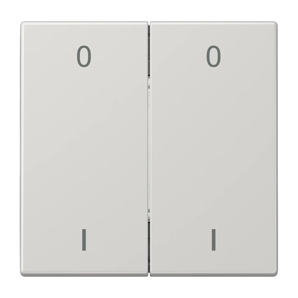 Радиопередатчик EnOcean, 4 канала, с символами 0 I — JUNG eNet Smart Home, Светло-серый, арт. ENOLS995-01LG
