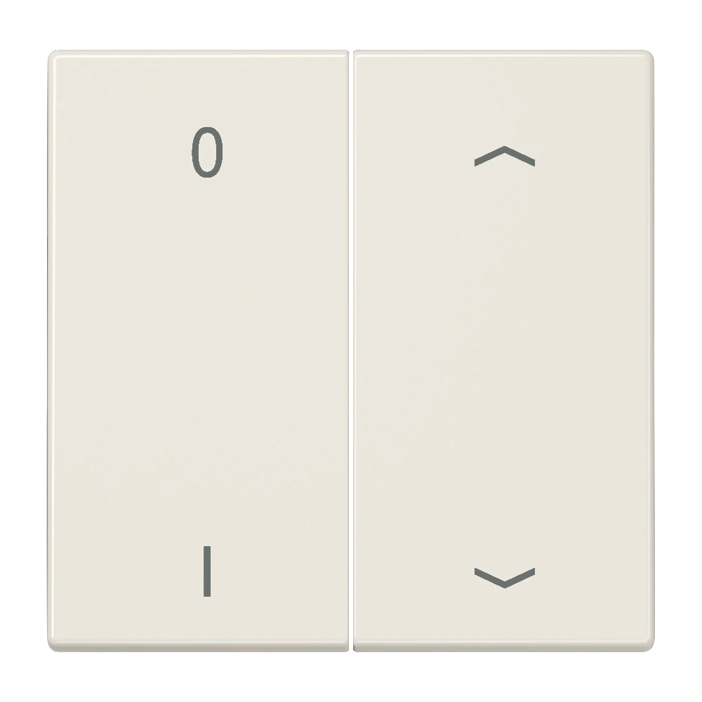 Радиопередатчик EnOcean, 4 канала, с символами 0 I и ▲▼ — JUNG eNet Smart Home, Слоновая кость, арт. ENOLS995P01