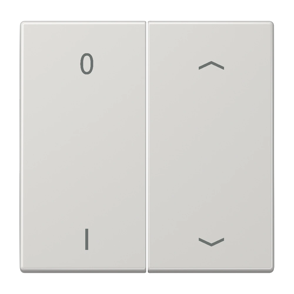Радиопередатчик EnOcean, 4 канала, с символами 0 I и ▲▼ — JUNG eNet Smart Home, Светло-серый, арт. ENOLS995P01LG