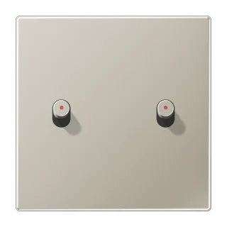 Centre plate with toggle lever "cylinder", with lens