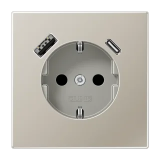 SCHUKO® РОЗЕТКА С USB ТИП AC