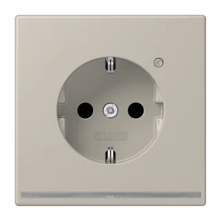 SCHUKO®-розетка с ориентационной светодиодной подсветкой