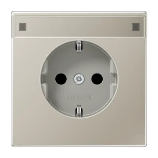 SCHUKO®-розетка с полем для надписи