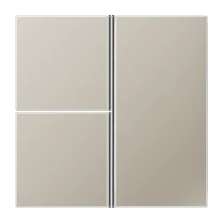 Cover kit 3-gang, complete · for KNX bus modules