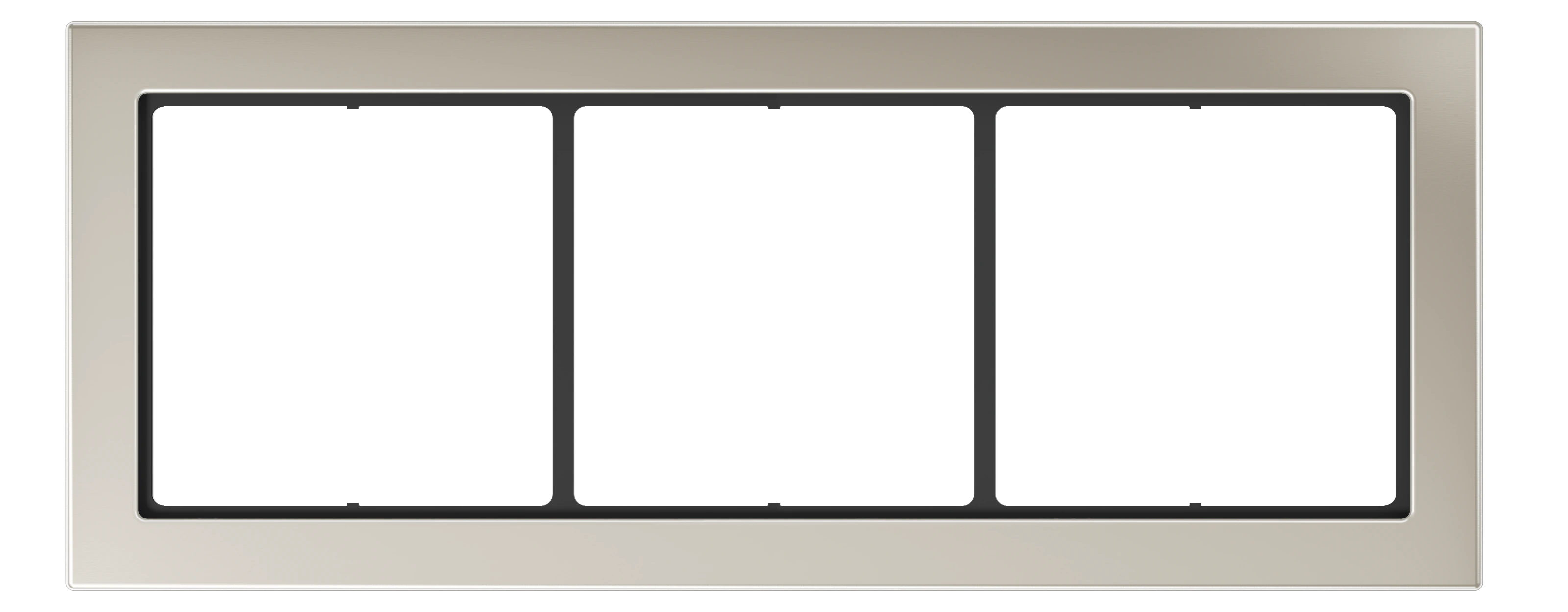 Frame for horizontal and vertical installation — JUNG Other, Ivory, art. FDES2983