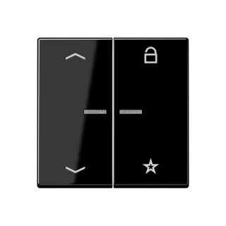 eNet push-button universal 1-gang with arrow symbols