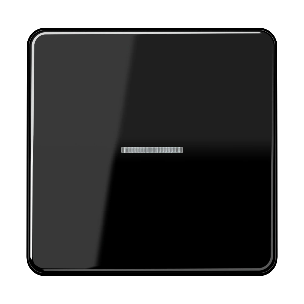 eNet push-button standard 1-gang — JUNG Other, Black, art. FMCD1700SW