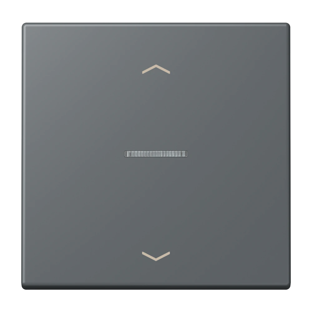 eNet push-button standard 1-gang with arrow symbols — JUNG F Series, Ivory, art. FMLC1700P202