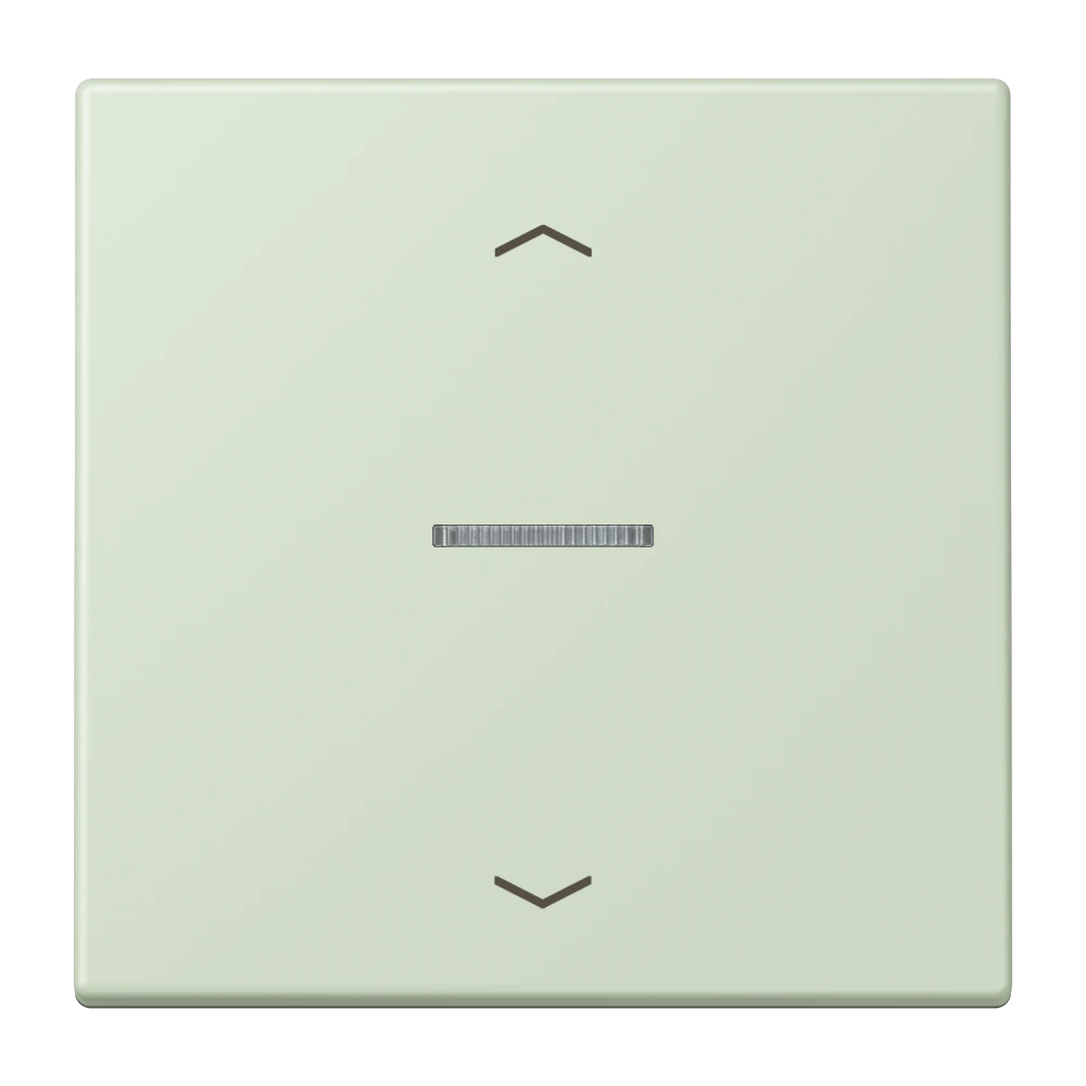 eNet push-button standard 1-gang with arrow symbols — JUNG F Series, Ivory, art. FMLC1700P218