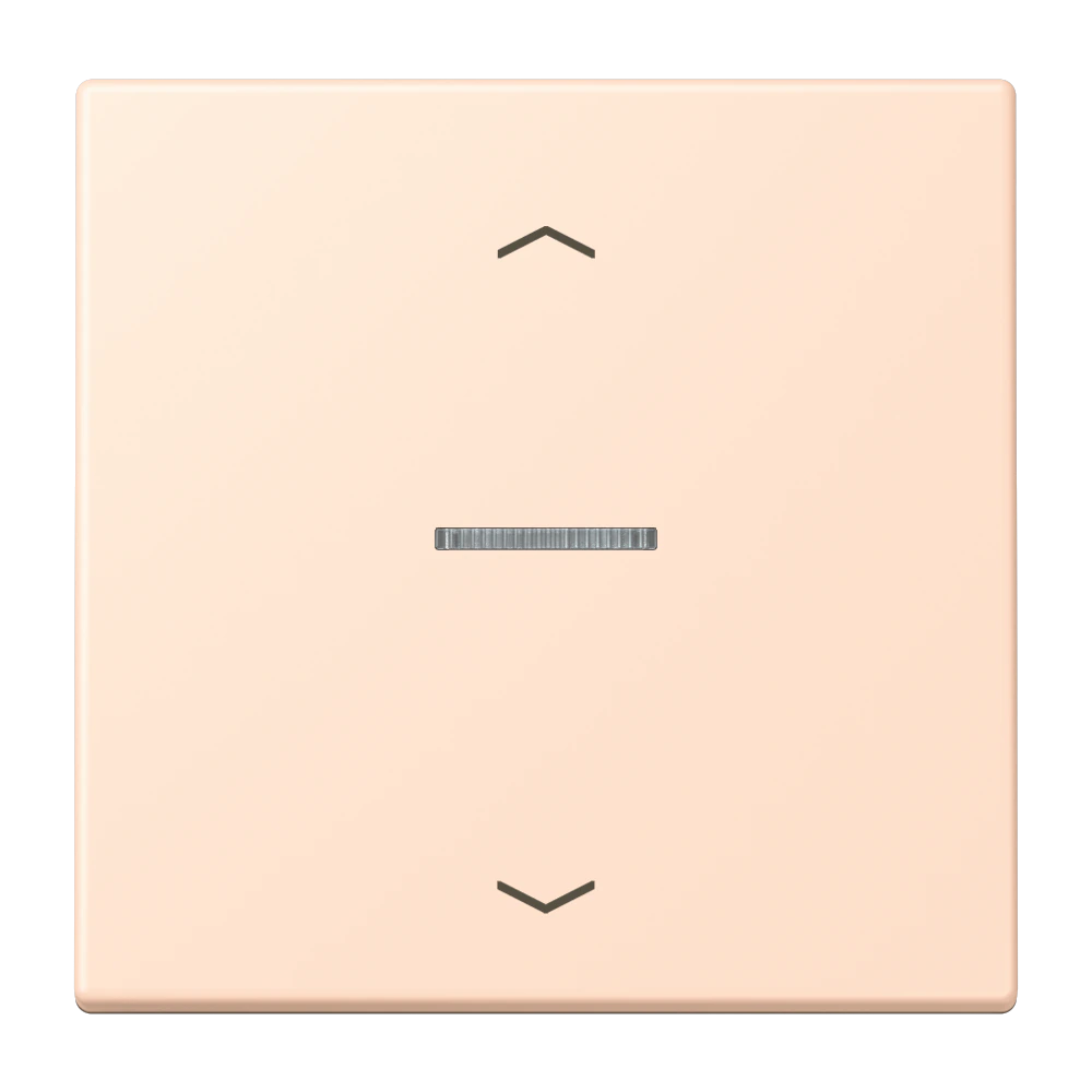 eNet push-button standard 1-gang with arrow symbols — JUNG F Series, Ivory, art. FMLC1700P228