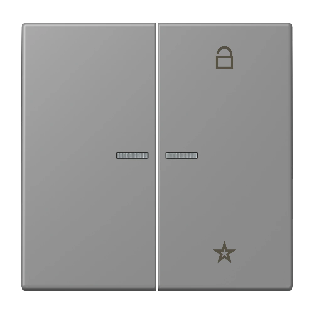 eNet push-button universal 1-gang — JUNG F Series, Ivory, art. FMLC1701203