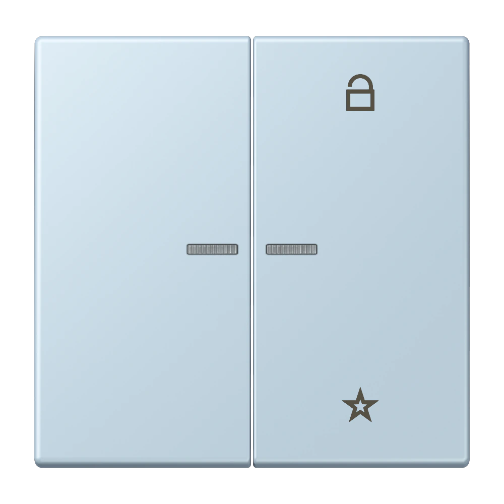 eNet push-button universal 1-gang — JUNG F Series, Ivory, art. FMLC1701208