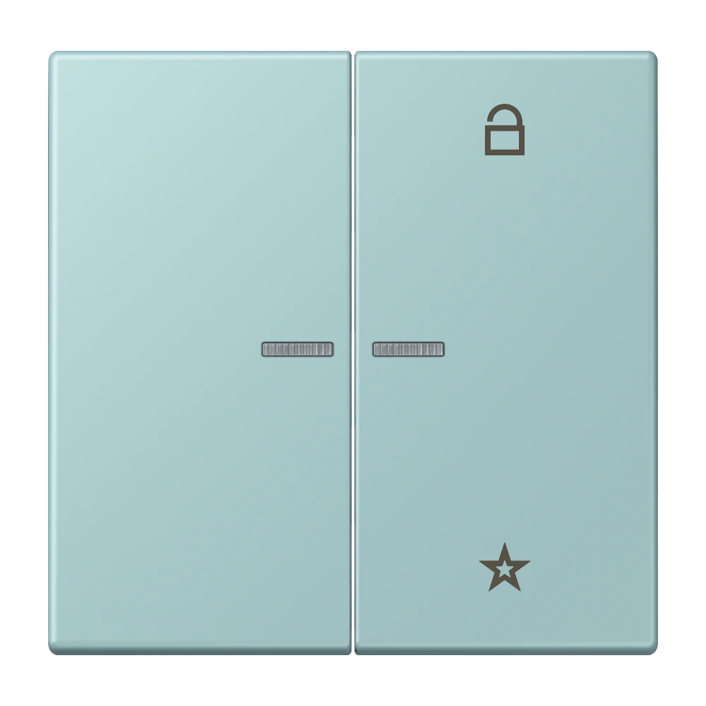 eNet push-button universal 1-gang — JUNG F Series, Ivory, art. FMLC1701214