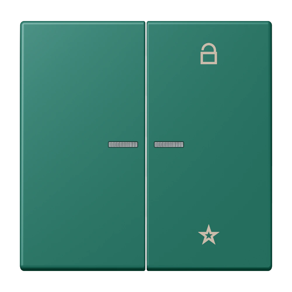 eNet push-button universal 1-gang — JUNG F Series, Ivory, art. FMLC1701216
