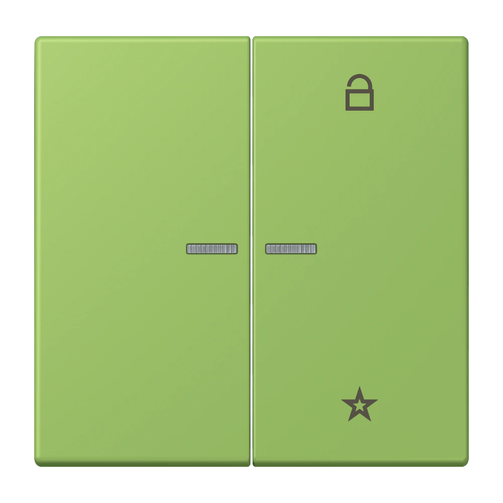 eNet push-button universal 1-gang — JUNG F Series, Ivory, art. FMLC1701220