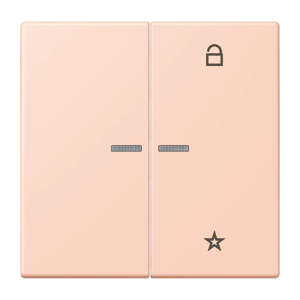 eNet push-button universal 1-gang — JUNG F Series, Ivory, art. FMLC1701234