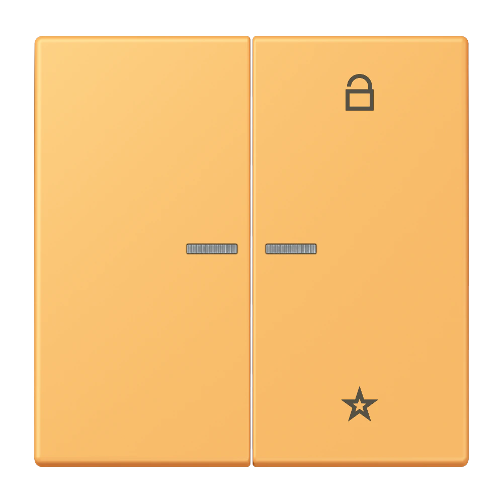 eNet push-button universal 1-gang — JUNG F Series, Ivory, art. FMLC1701254