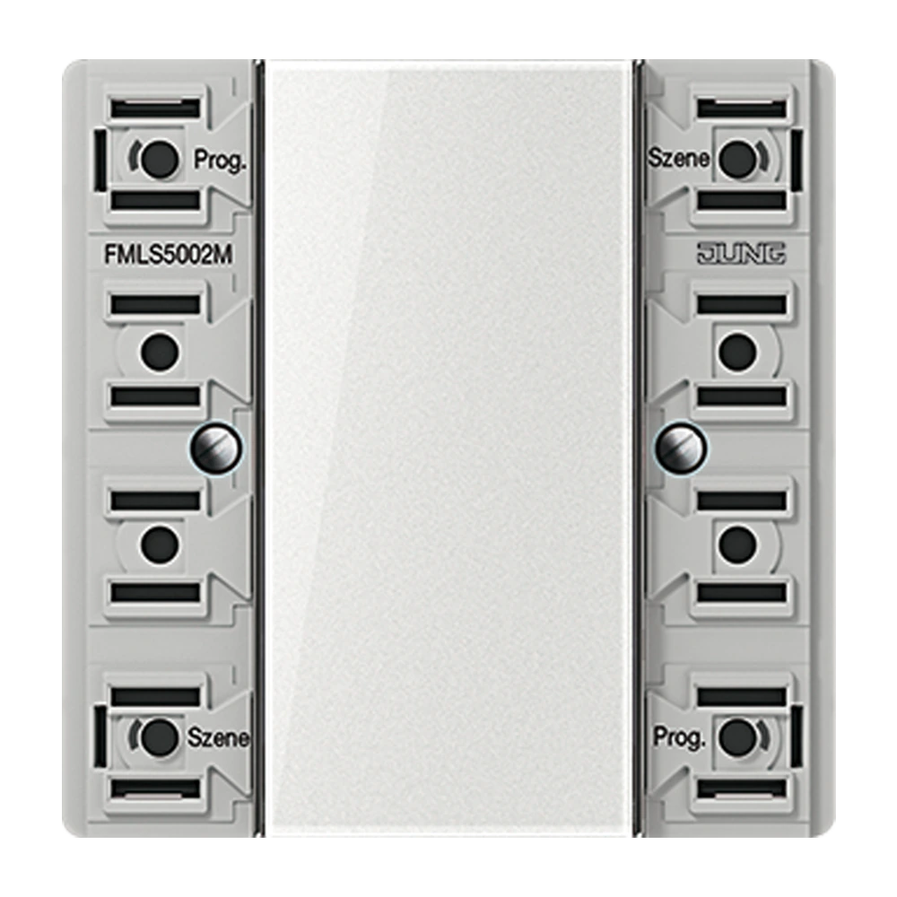 eNet radio transmitter module 2-gang — JUNG F Series, Ivory, art. FMLS5002M