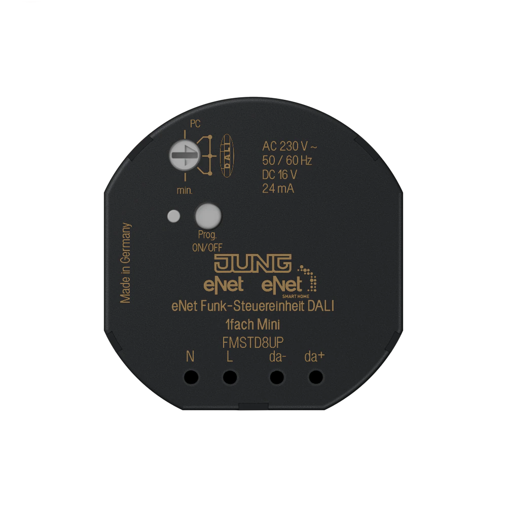 eNet radio DALI gateway 1-gang mini — JUNG Other, Ivory, art. FMSTD8UP