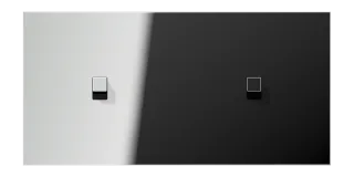 Centre plate with toggle lever "cube"