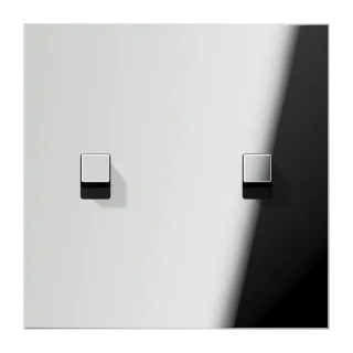 Centre plate with toggle lever "cube"