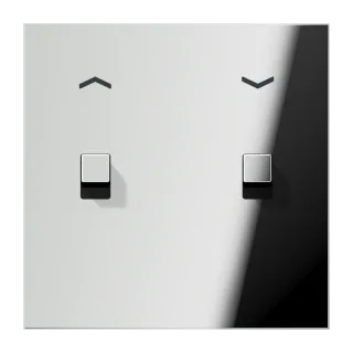 Centre plate with toggle lever "cube"