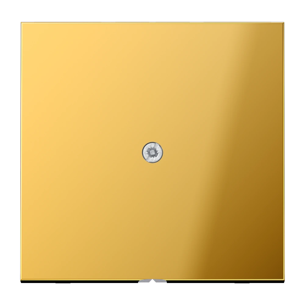 Cable outlet with strain relief — JUNG LS 990, gold coloured, art. GO2990A