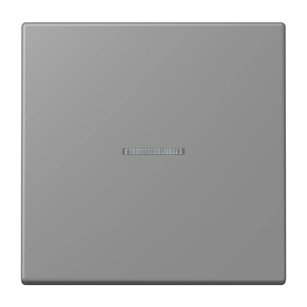 Rocker with lens for KNX push-button 1-gang — JUNG LS 990 Le Corbusier, Gris 31, art. LC101KO5203