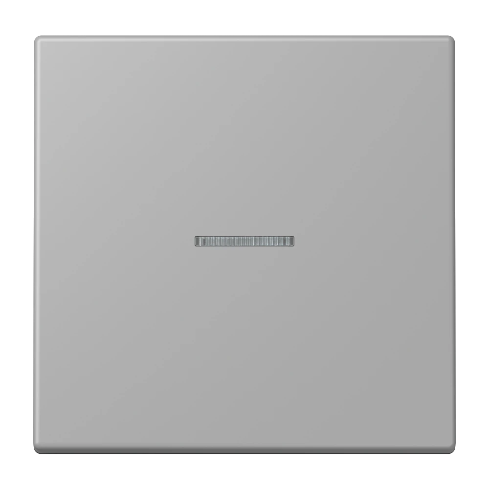 Rocker with lens for KNX push-button 1-gang — JUNG LS 990 Le Corbusier, Gris Moyen, art. LC101KO5204