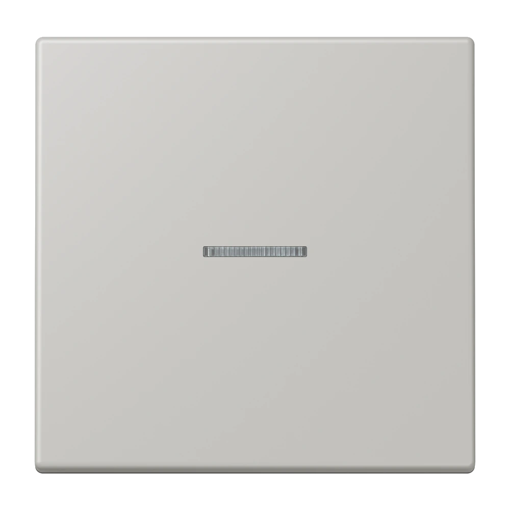 Rocker with lens for KNX push-button 1-gang — JUNG LS 990 Le Corbusier, Gris Clair 31, art. LC101KO5205