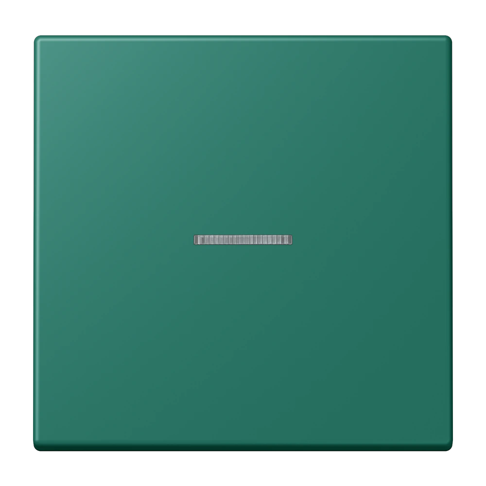 Rocker with lens for KNX push-button 1-gang — JUNG LS 990 Le Corbusier, Vert Anglais, art. LC101KO5216