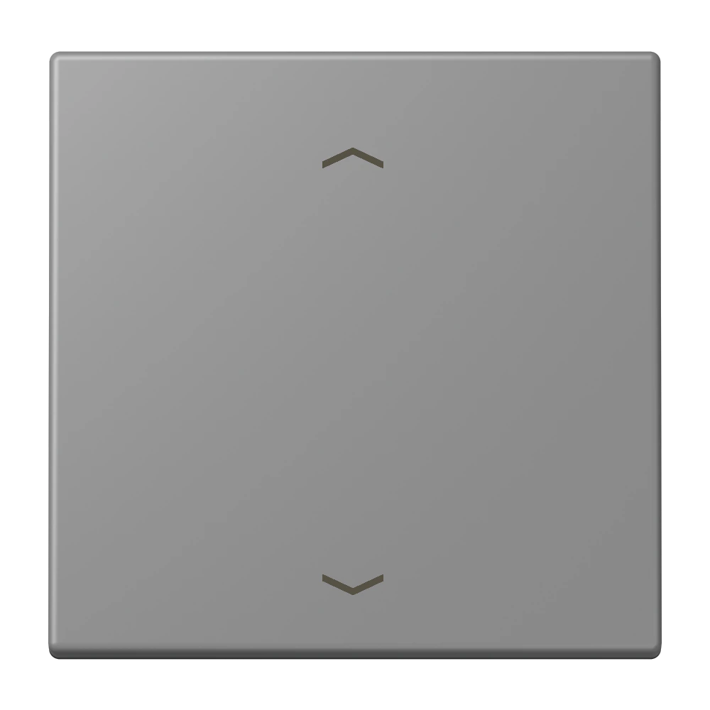 Rocker with arrow symbols for KNX push-button 1-gang — JUNG LS 990 Le Corbusier, Gris 31, art. LC101P203