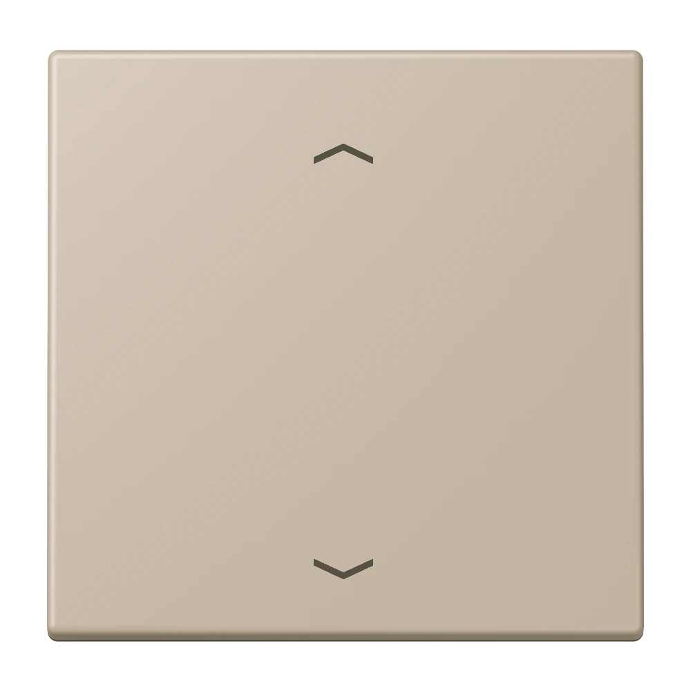 Rocker with arrow symbols for KNX push-button 1-gang — JUNG LS 990 Le Corbusier, le corbusier 243, art. LC101P243