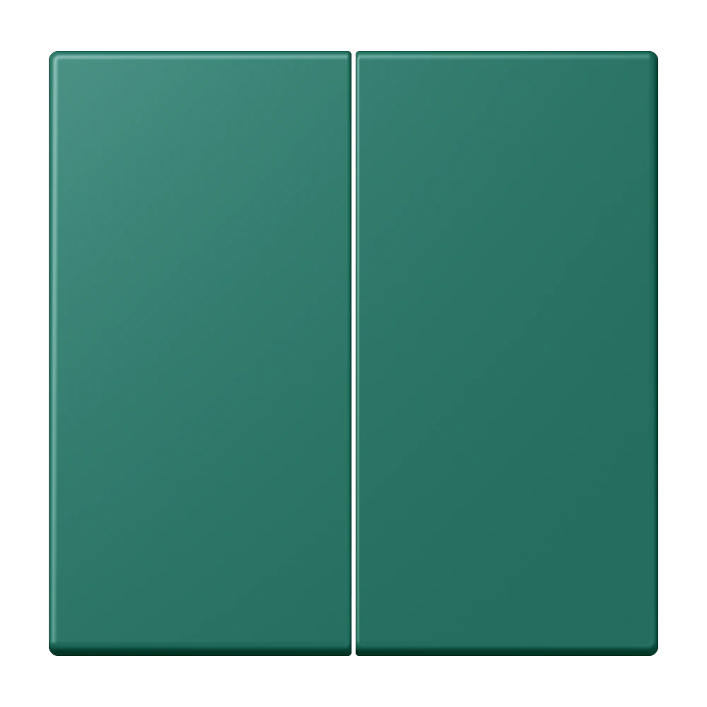 Клавиша для KNX кнопок, 2 группы — JUNG LS 990 Le Corbusier, Vert Anglais, арт. LC102216