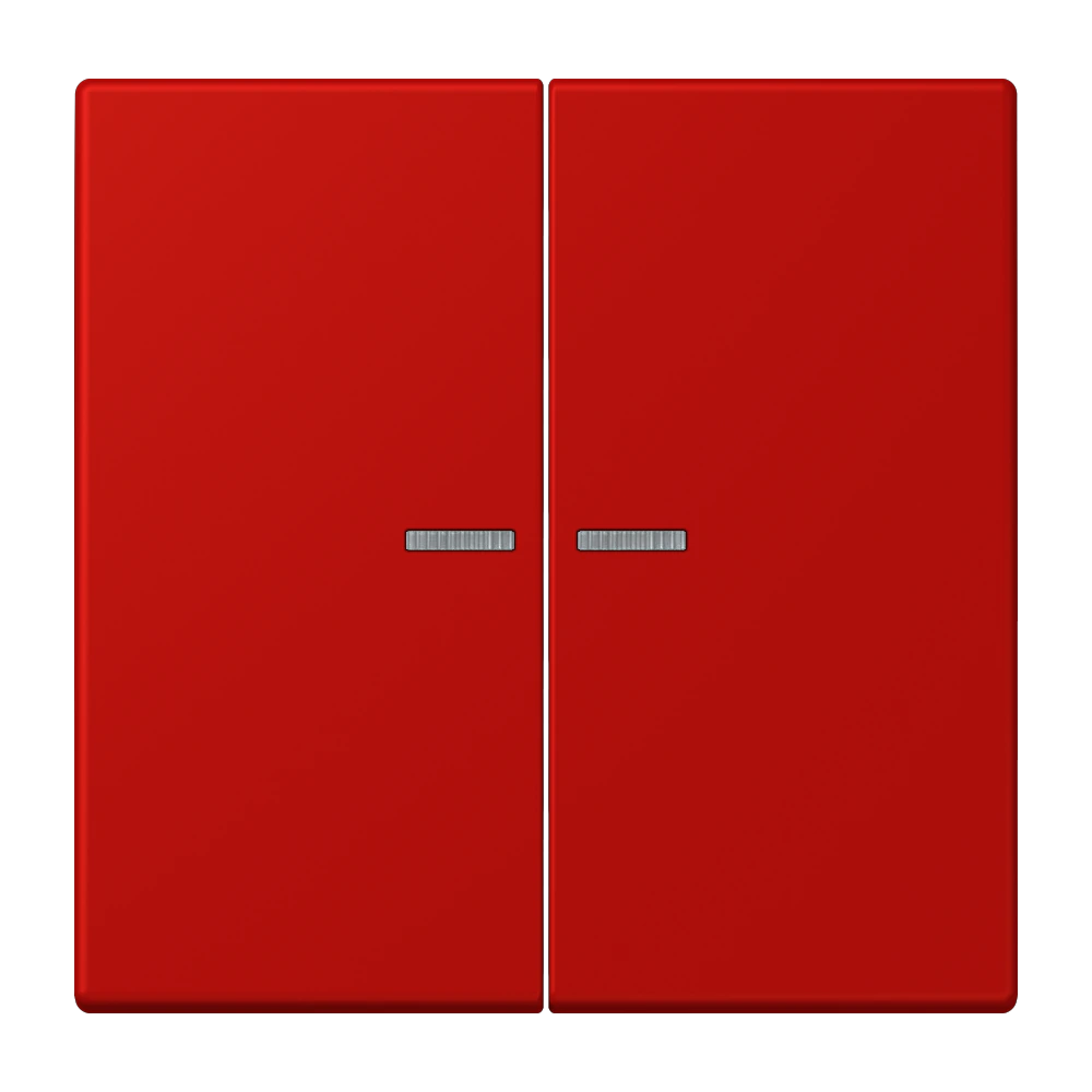 Rocker with lens for KNX push-button 2-gang — JUNG LS 990 Le Corbusier, le corbusier 227, art. LC102KO5227