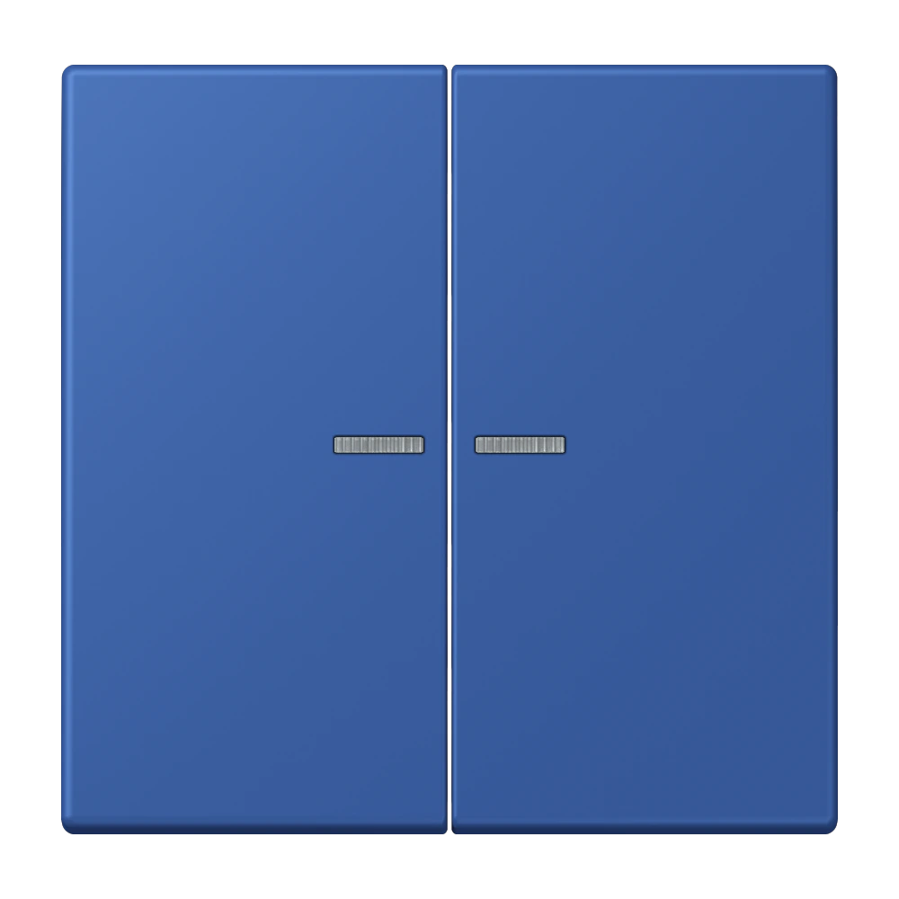 Rocker with lens for KNX push-button 2-gang — JUNG LS 990 Le Corbusier, le corbusier 253, art. LC102KO5253