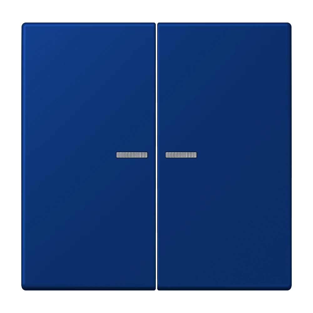 Rocker with lens for KNX push-button 2-gang — JUNG LS 990 Le Corbusier, le corbusier 261, art. LC102KO5261