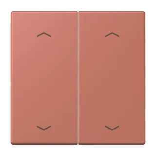 Rocker with arrow symbols for KNX push-button 2-gang